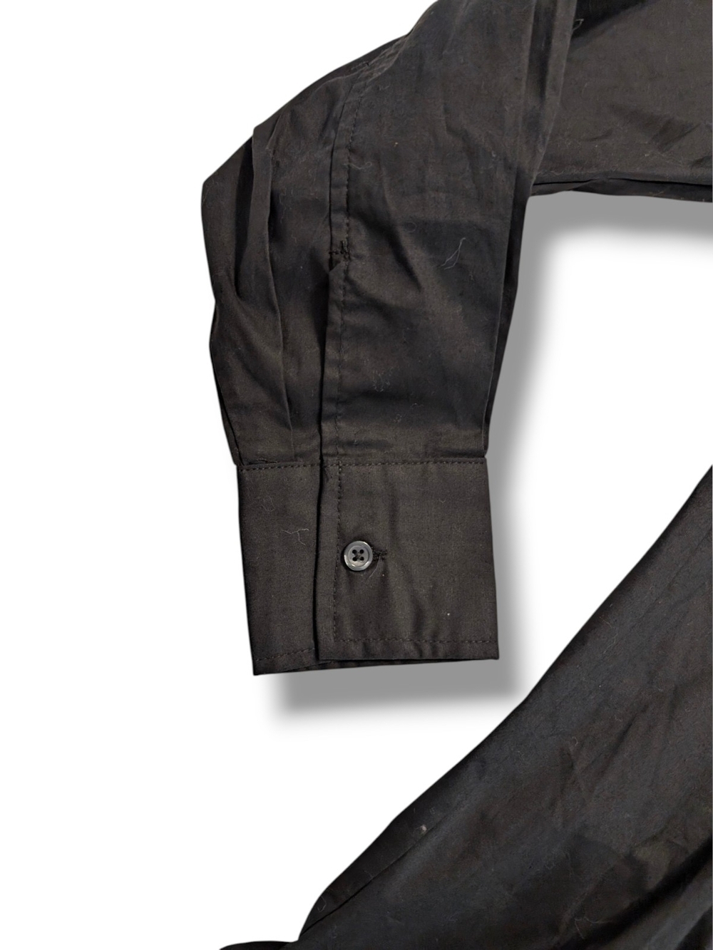 NWT Steve Madden Black Mini Shirt Dress with Front Tie, Size 2 - Picture 5 of 7